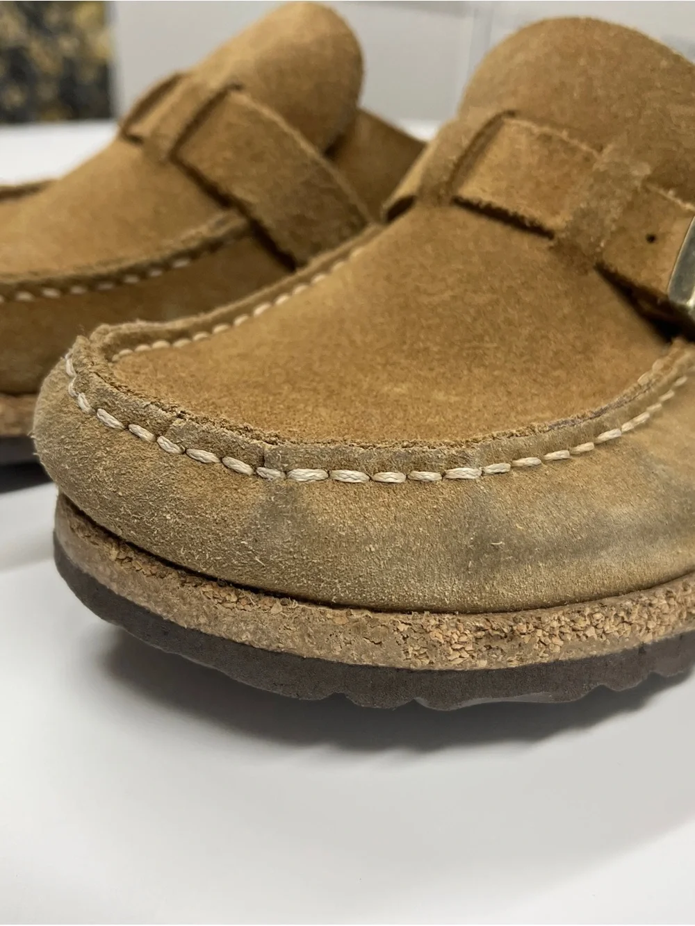 Birkenstock Buckley clogs Suede Moccasin Slip-Ons in Brown US 6 EU 37 240
